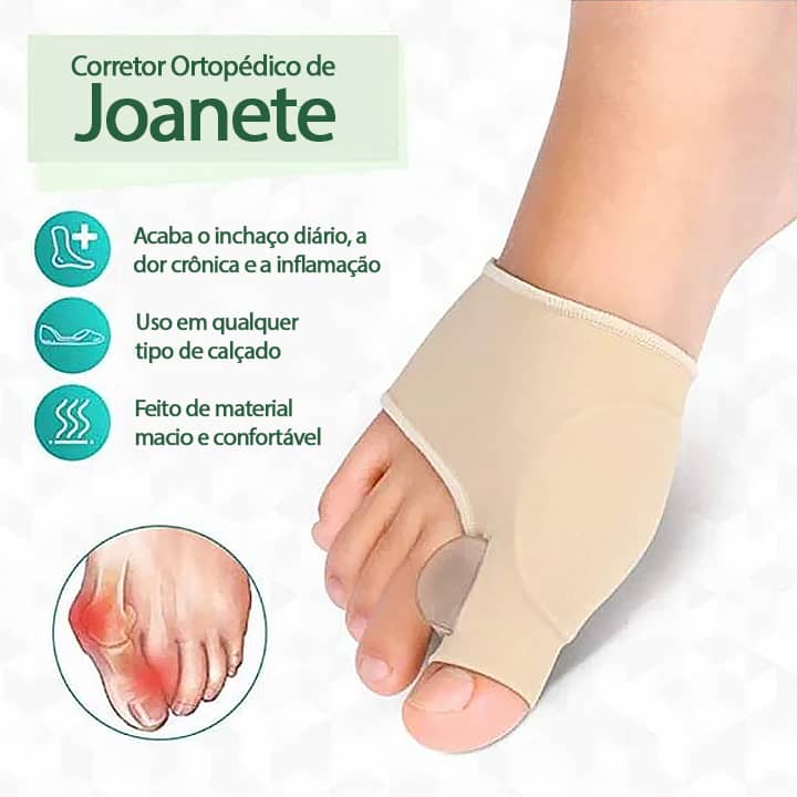 JoaneteMax - Par de Meias de Correção Ortopédica de Joanete